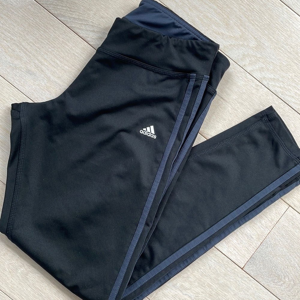 Adidas climalite striped leggings